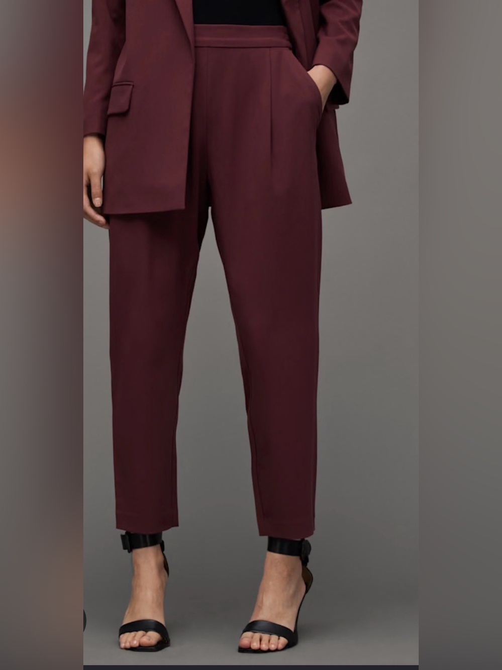 NWT All Saints Aleida Tri Trouser